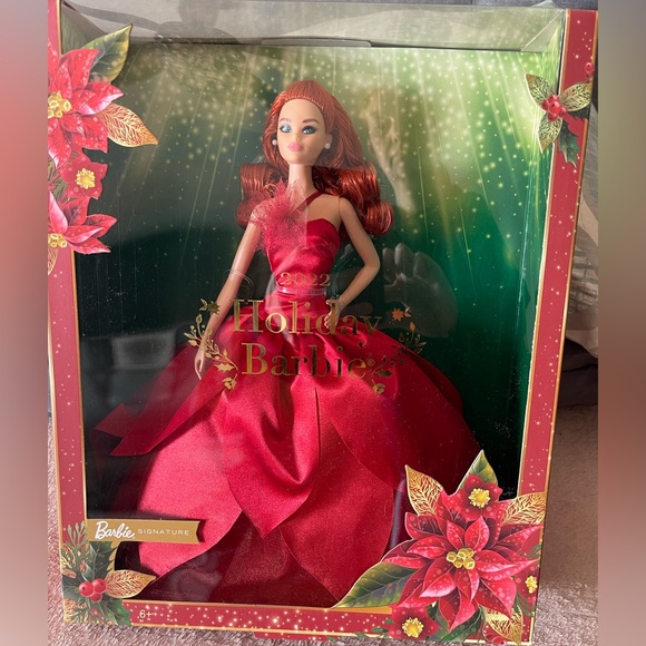 Barbie Signature 2022 Holiday Doll with Red Hair Christmas Series Mattel - Picture 1 of 6